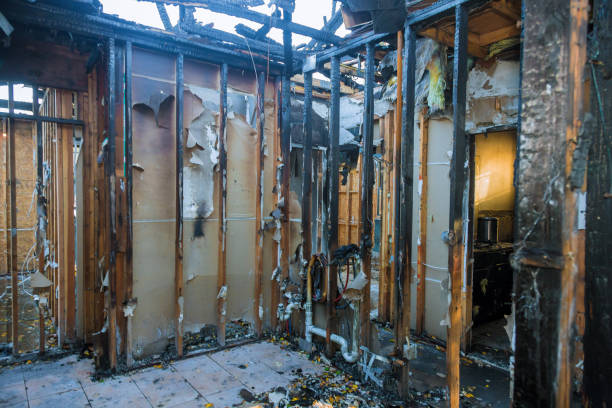 Professional Emergency Fire Cleanup technician working in Anaconda, MT